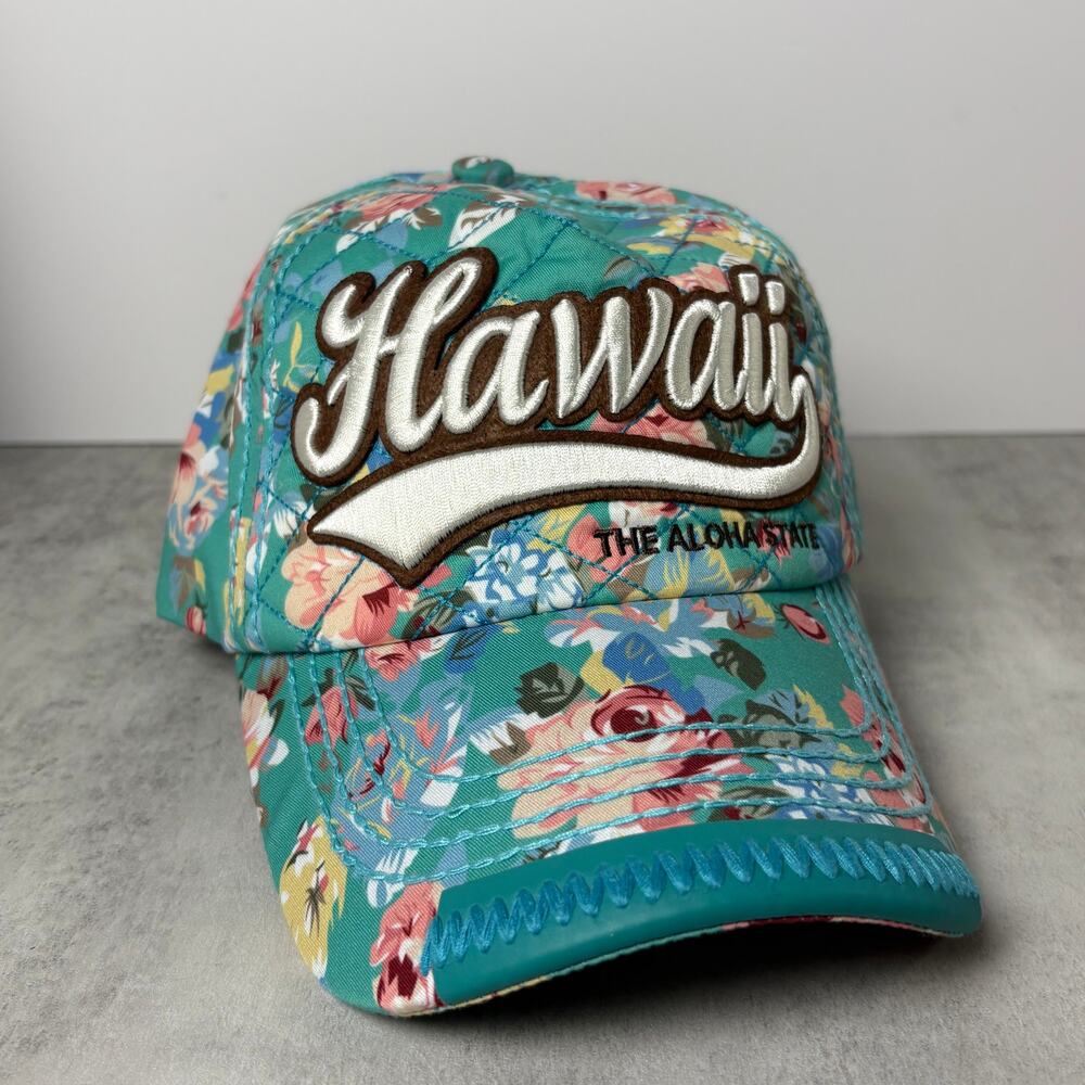 Robin Ruth Hawaii Snapback Baseball Cap Quilted Floral Design - Picture 2 of 15